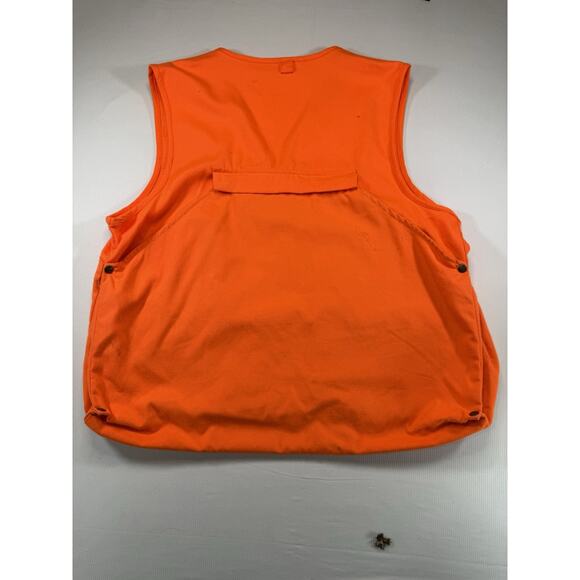 10X Hunting Vest 2XL Blaze Orange USA Made Shooting Vest Game Pockets - Picture 3 of 9